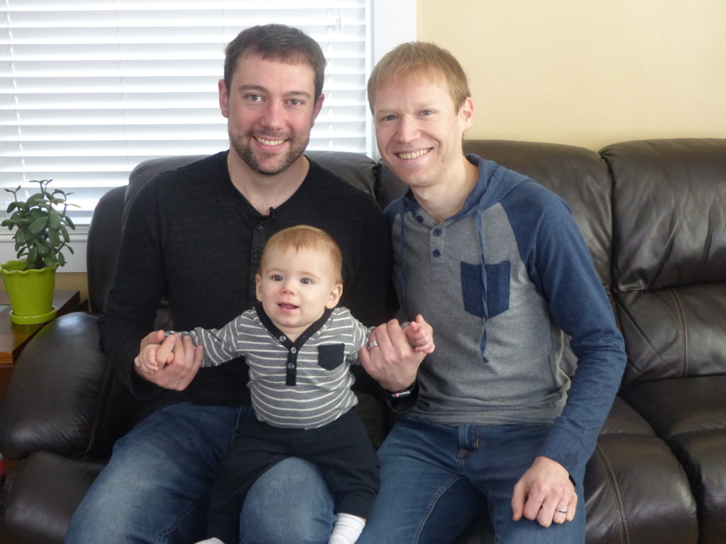 Parents who opened their heart to adoption