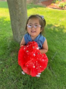 child with down syndrome adopted