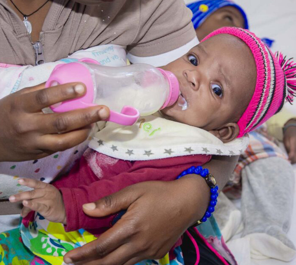 feeding program in Busiga, Burundi